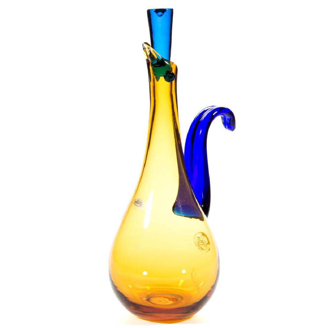 BLENKO GLASS VARIATIONS SERIES - WAYNE HUSTED DECANTER (1 of 2)