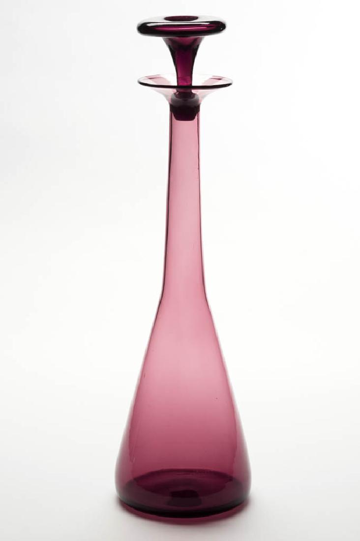 BLENKO NO. 561 GLASS - WAYNE HUSTED DECANTER (1 of 1)