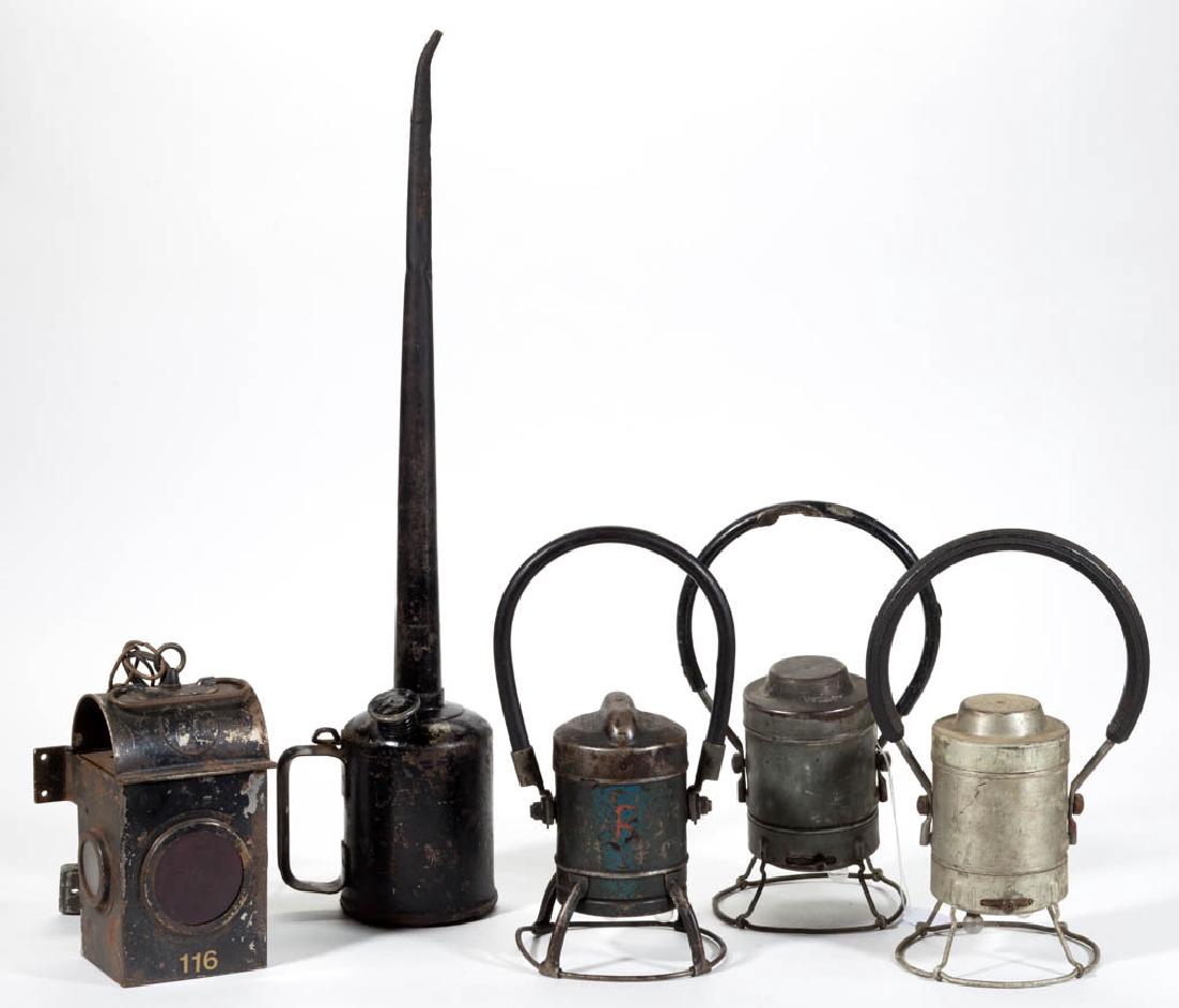 ASSORTED RAILROAD ARTICLES, LOT OF FIVE (1 of 1)