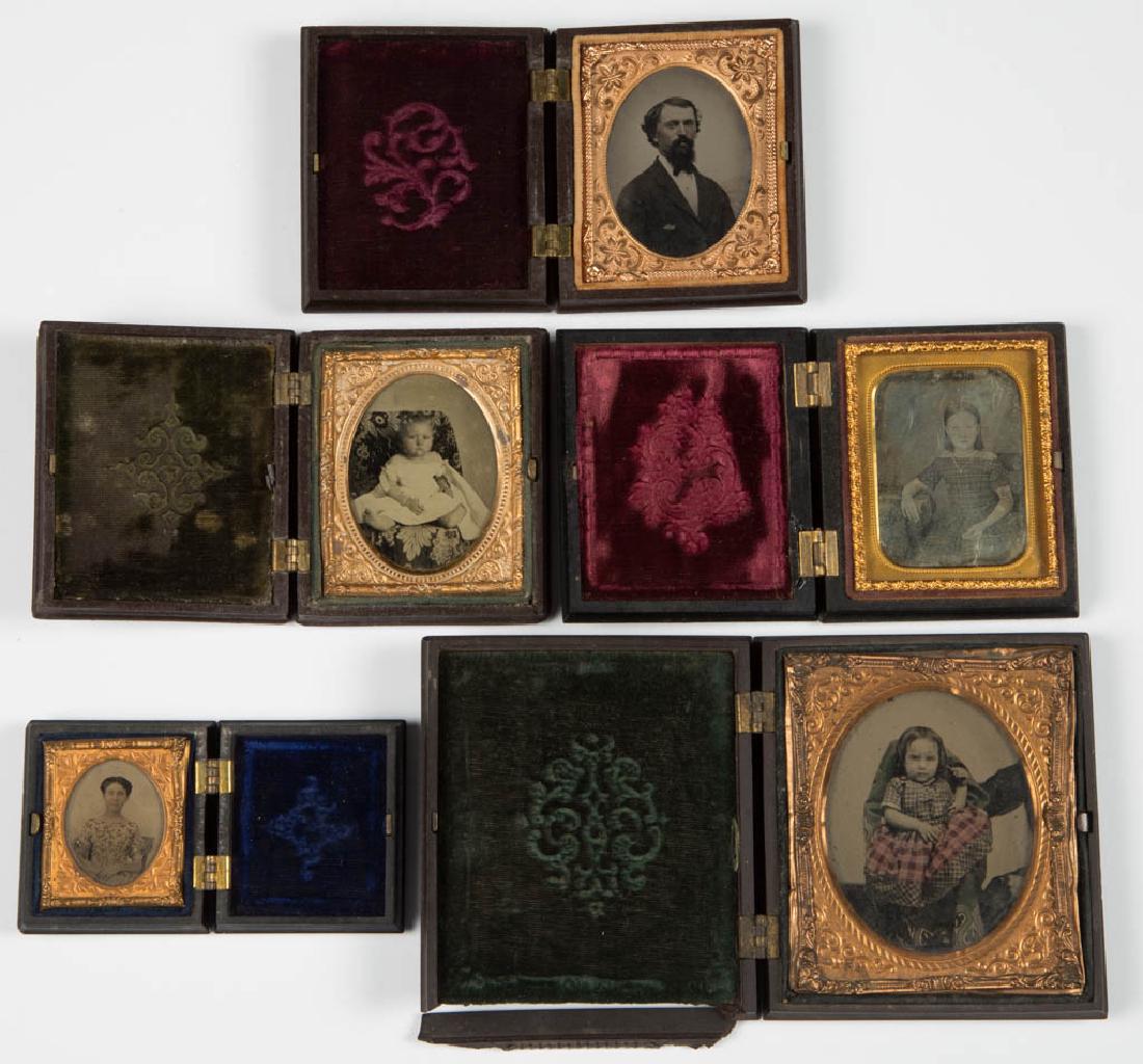 THERMOPLASTIC PHOTOGRAPH CASES, LOT OF FIVE (1 of 4)