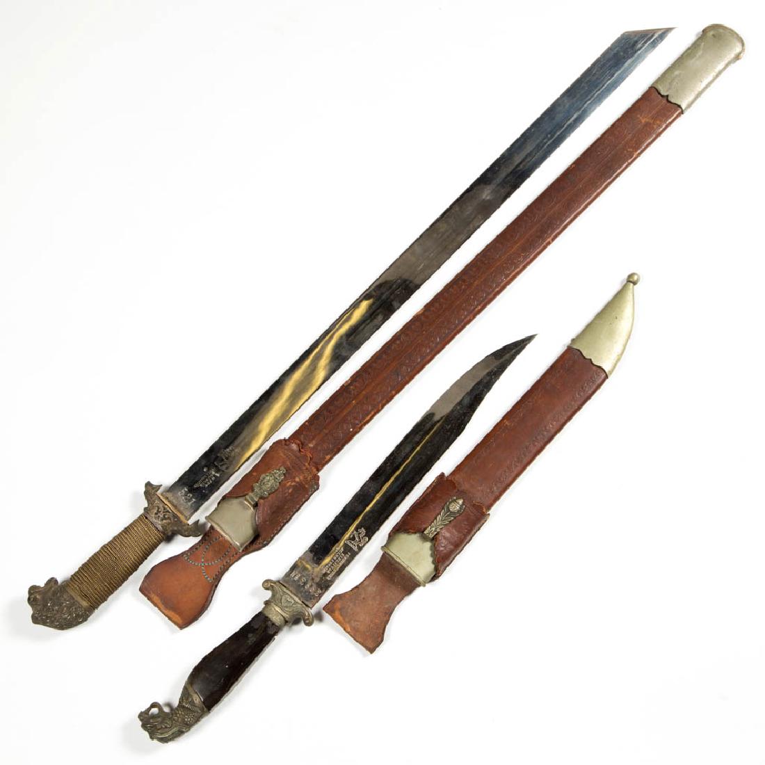 GERMAN KNIVES / SWORDS, LOT OF TWO (1 of 2)