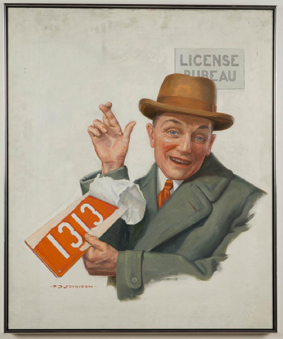 PERCY D. JOHNSON (AMERICAN, 20TH CENTURY) ORIGINAL (1 of 4)