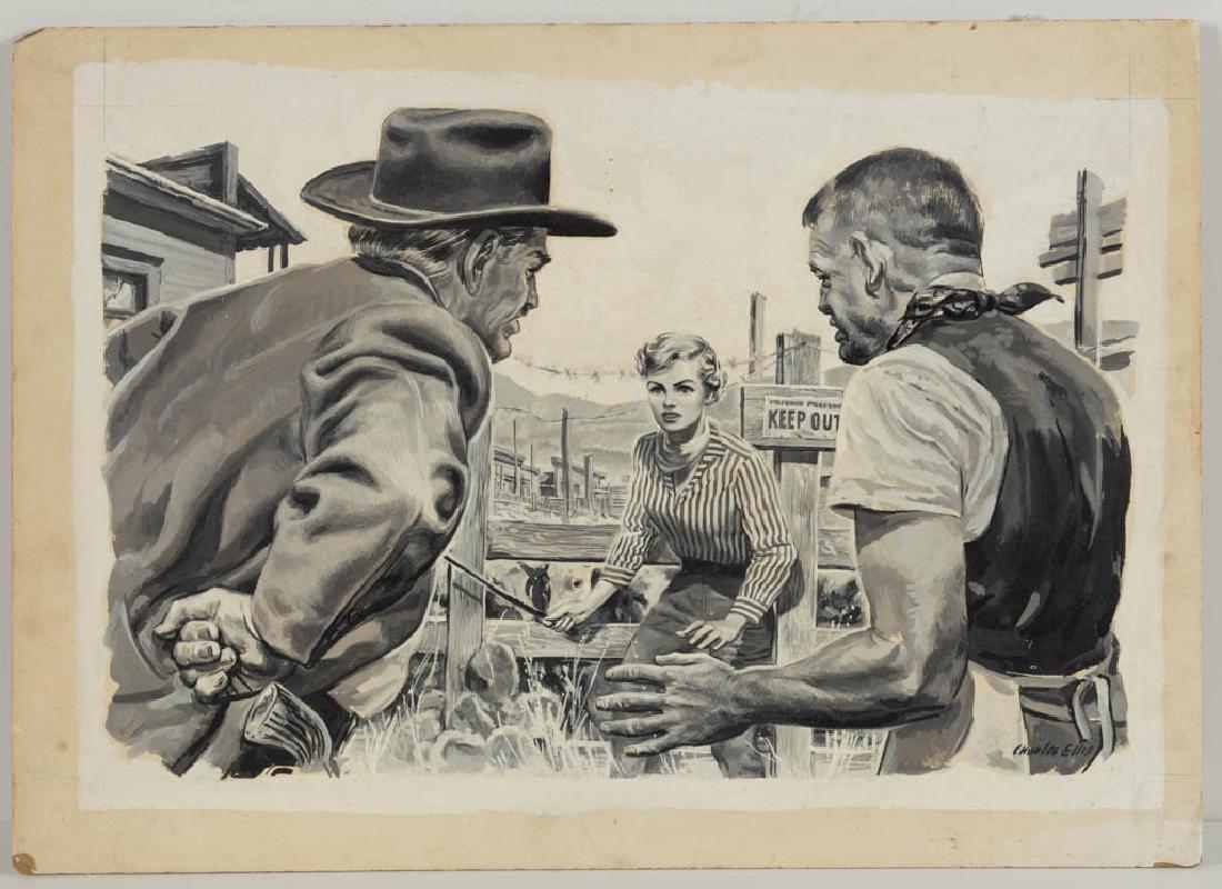 CHARLES ELLIS (AMERICAN, 1922-2004) ORIGINAL (1 of 3)