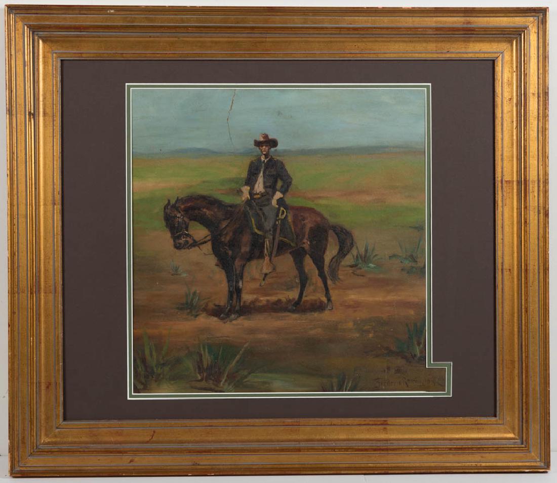 AMERICAN SCHOOL (20TH CENTURY) WESTERN PORTRAIT OF A (1 of 2)