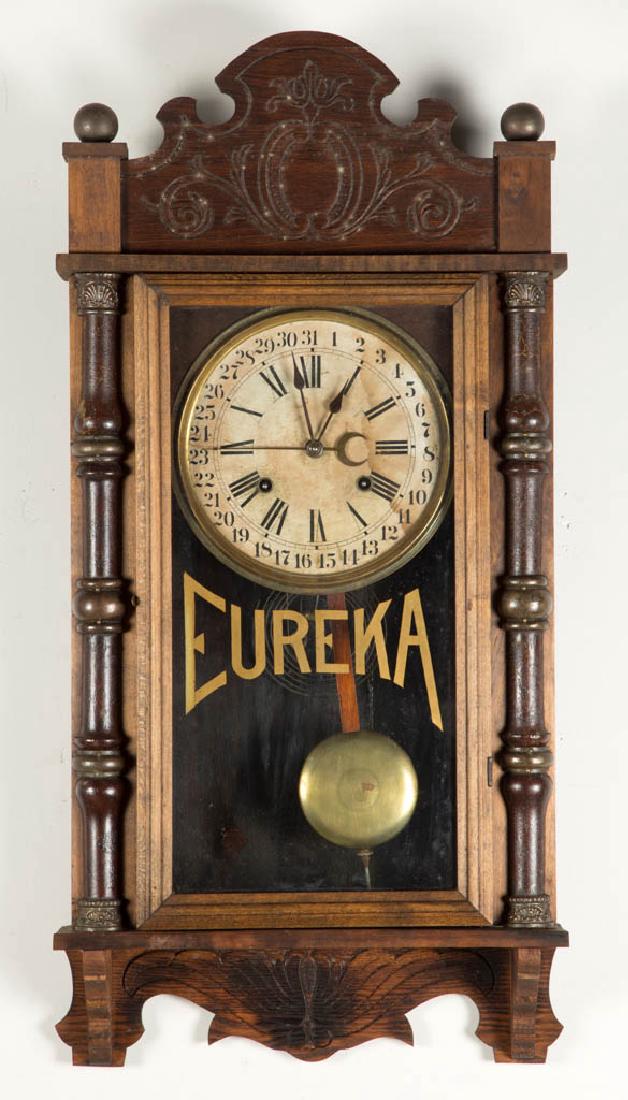GILBERT "EUREKA" CALENDAR WALL CLOCK