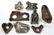 ASSORTED FIGURAL TIN COOKIE CUTTERS, LOT OF EIGHT