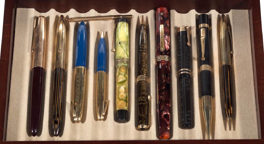 VINTAGE FOUNTAIN PENS AND MECHANICAL PENCILS, LOT OF 11 (1 of 2)