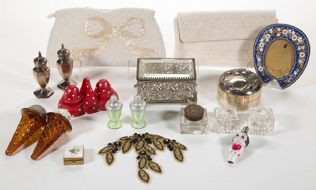 ASSORTED GLASS, METAL AND OTHER LADY'S AND TABLE (1 of 1)