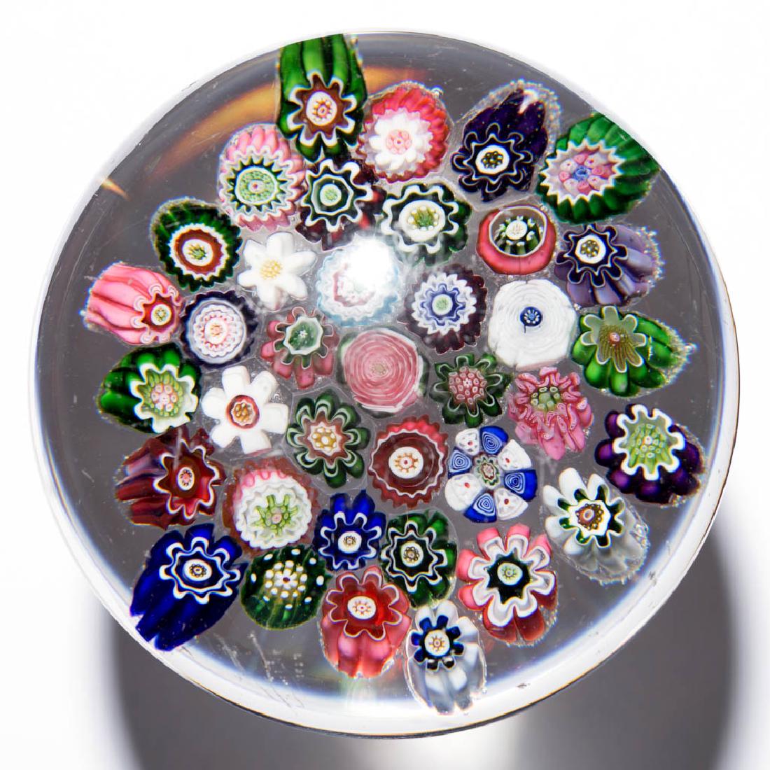 ANTIQUE CLICHY MILLEFIORI PAPERWEIGHT (1 of 3)
