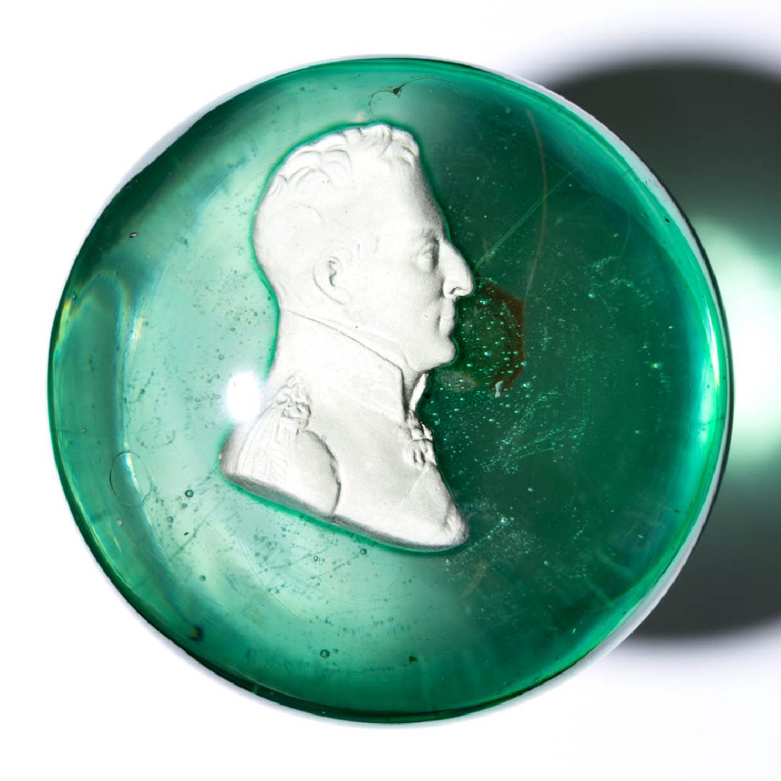 ANTIQUE FRENCH LOUIS PHILIPPE SULPHIDE PAPERWEIGHT (1 of 1)