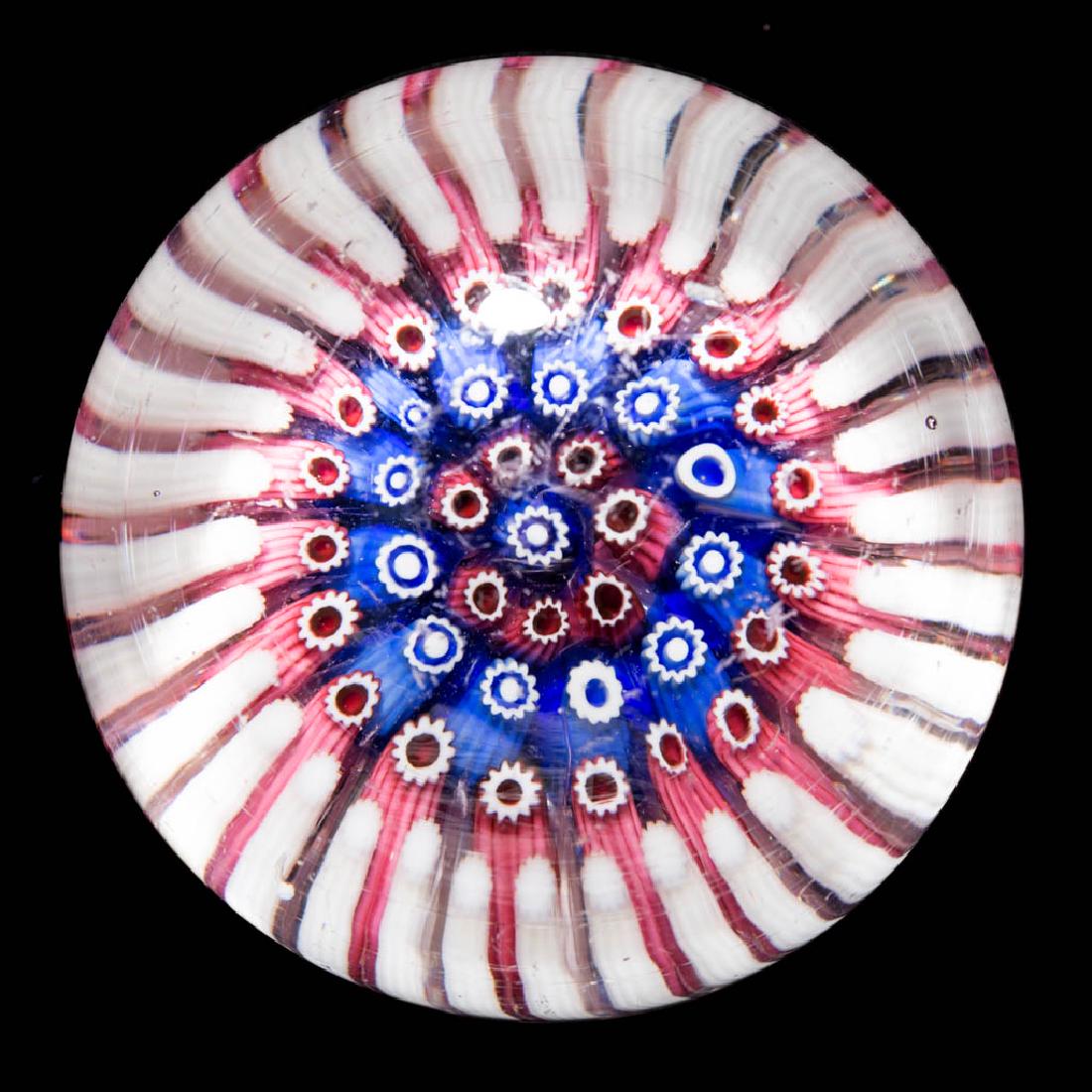 ANTIQUE ENGLISH CONCENTRIC MILLEFIORI MAGNUM (1 of 2)