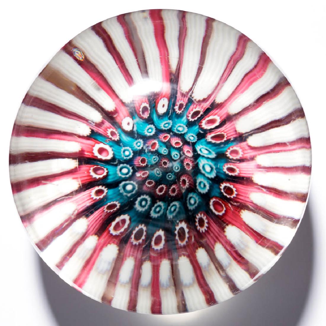 ANTIQUE ENGLISH CONCENTRIC MILLEFIORI MAGNUM (1 of 2)