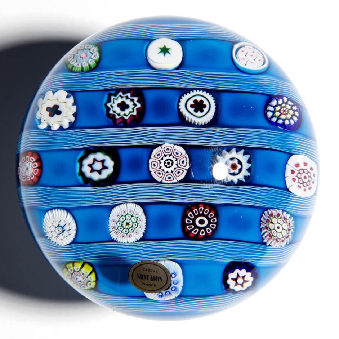 CONTEMPORARY ST. LOUIS MILLEFIORI PAPERWEIGHT (1 of 2)