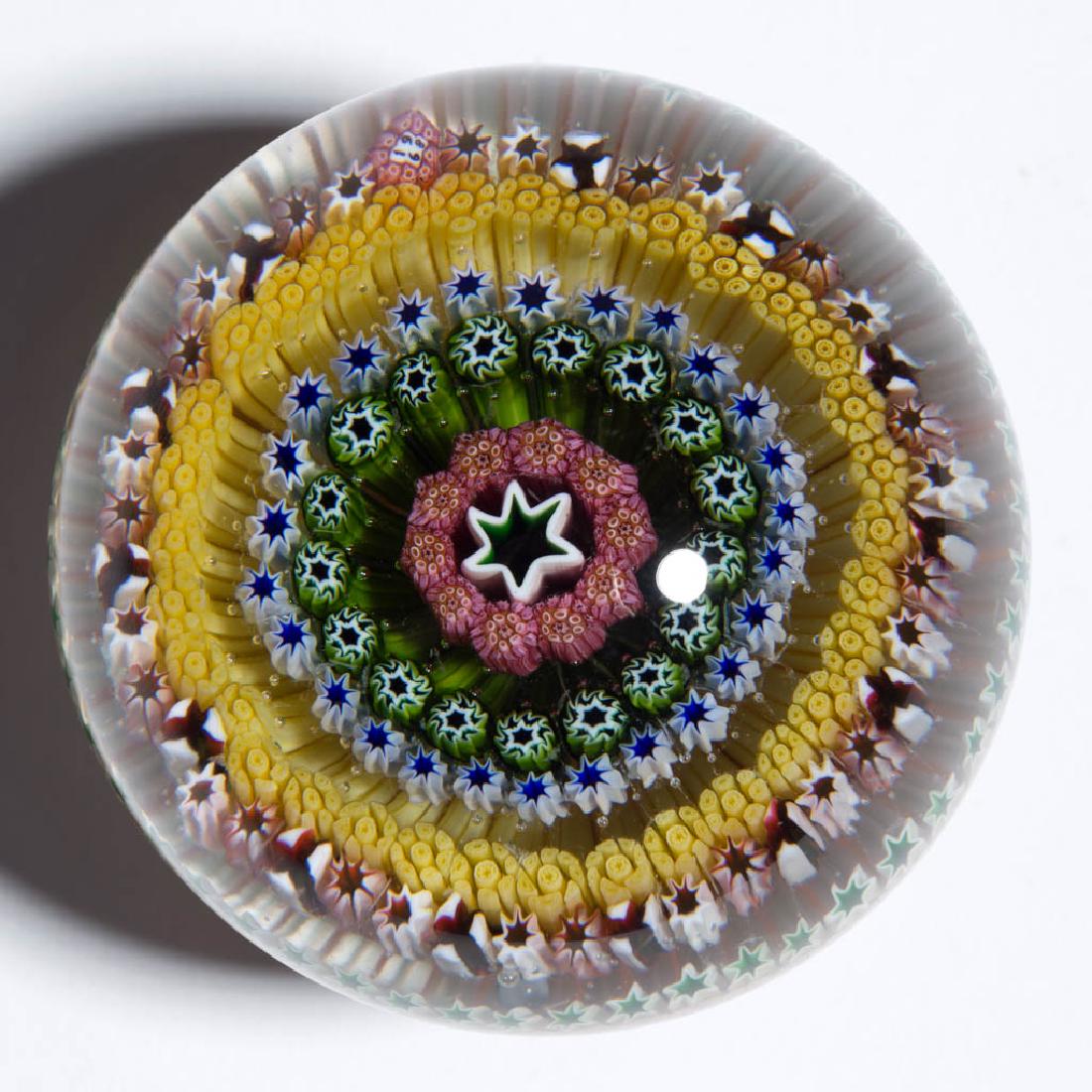 CONTEMPORARY BACCARAT CONCENTRIC MILLEFIORI PAPERWEIGHT (1 of 2)
