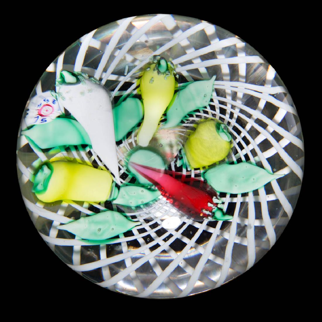 CONTEMPORARY ST. LOUIS FRUIT BOUQUET PAPERWEIGHT (1 of 2)