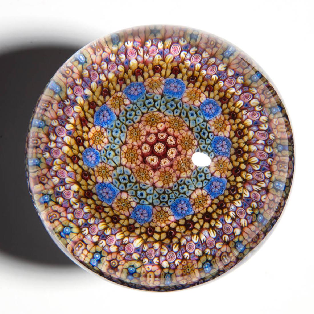 CONTEMPORARY BACCARAT CONCENTRIC MILLEFIORI PAPERWEIGHT (1 of 2)