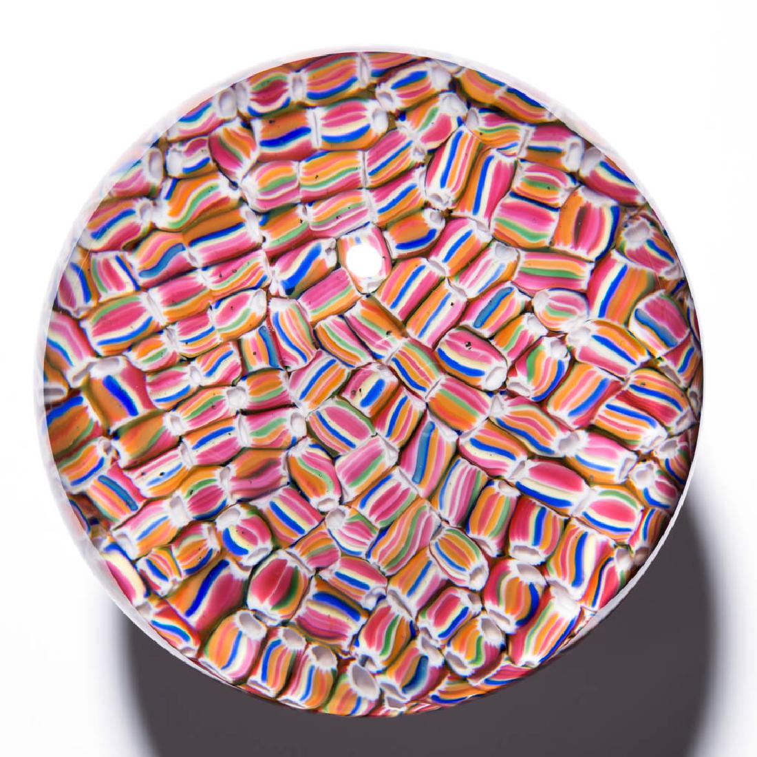 CONTEMPORARY BACCARAT PELL MELL MILLEFIORI PAPERWEIGHT (1 of 2)