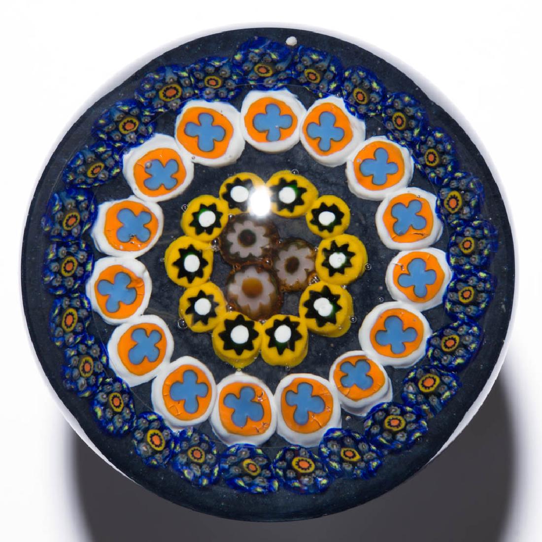 EARLY PAUL YSART STUDIO ART GLASS MILLEFIORI (1 of 2)