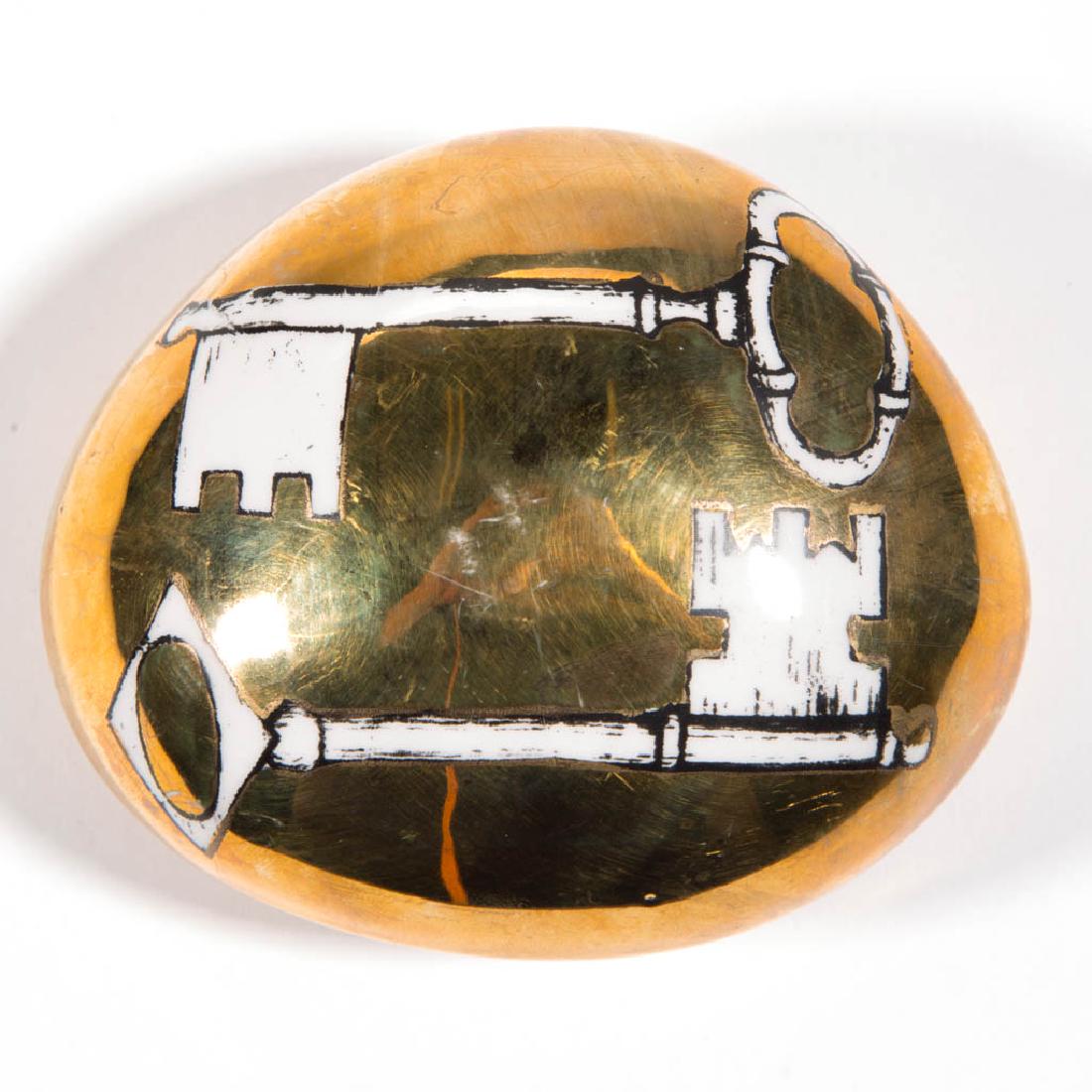 FORNASETTI MILANO GOLDEN PAPERWEIGHT (1 of 1)