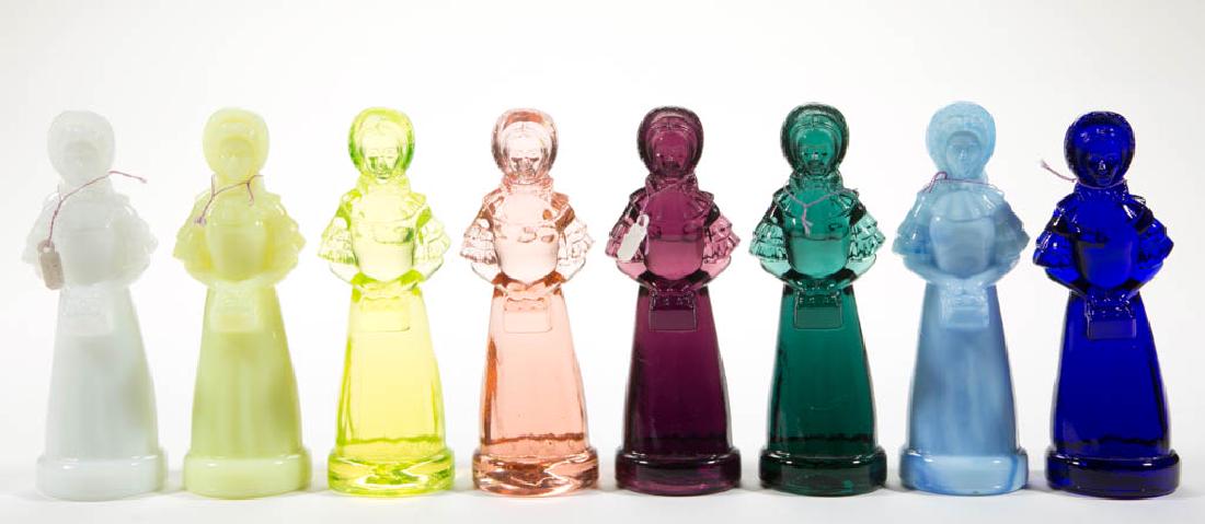 DEGENHART GLASS PRISCILLA / COLONIAL LADY FIGURES, LOT (1 of 1)