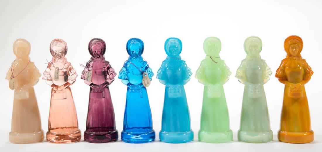 DEGENHART GLASS PRISCILLA / COLONIAL LADY FIGURES, LOT (1 of 1)