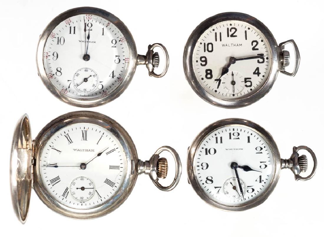 WALTHAM SEVEN-JEWEL STERLING SILVER CASE MODEL 1907 (1 of 1)