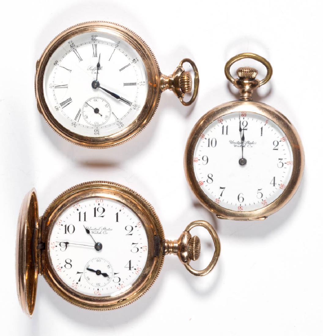 ASSORTED AMERICAN POCKET WATCHES, LOT OF THREE (1 of 3)