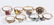 ASSORTED VINTAGE 10K GOLD LADY'S RINGS, LOT OF EIGHT