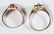 VINTAGE 10K GOLD AND RUBY LADY'S RINGS, LOT OF TWO - 3