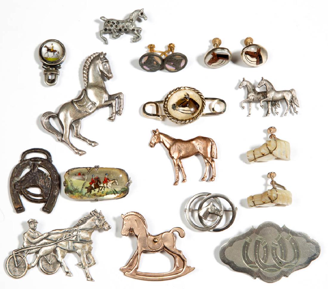 ASSORTED ANTIQUE / VINTAGE COSTUME JEWELRY AND (1 of 1)