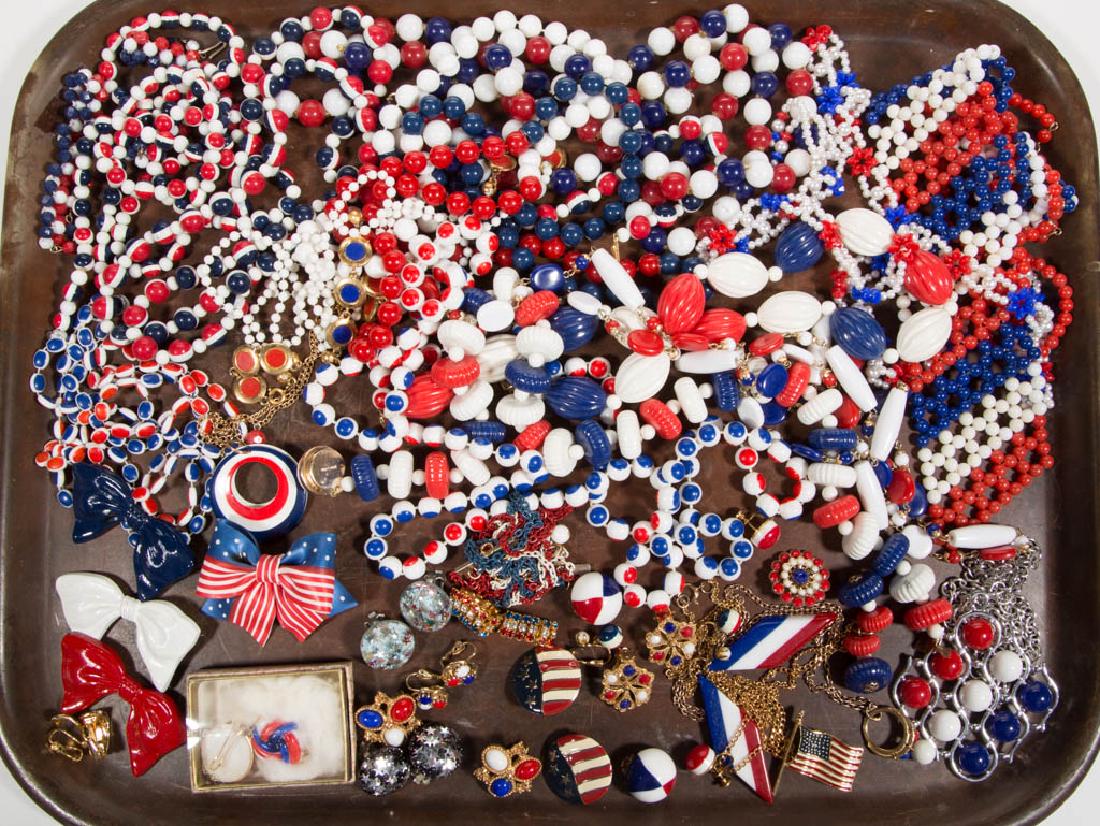 VINTAGE PATRIOTIC COSTUME JEWELRY (1 of 2)