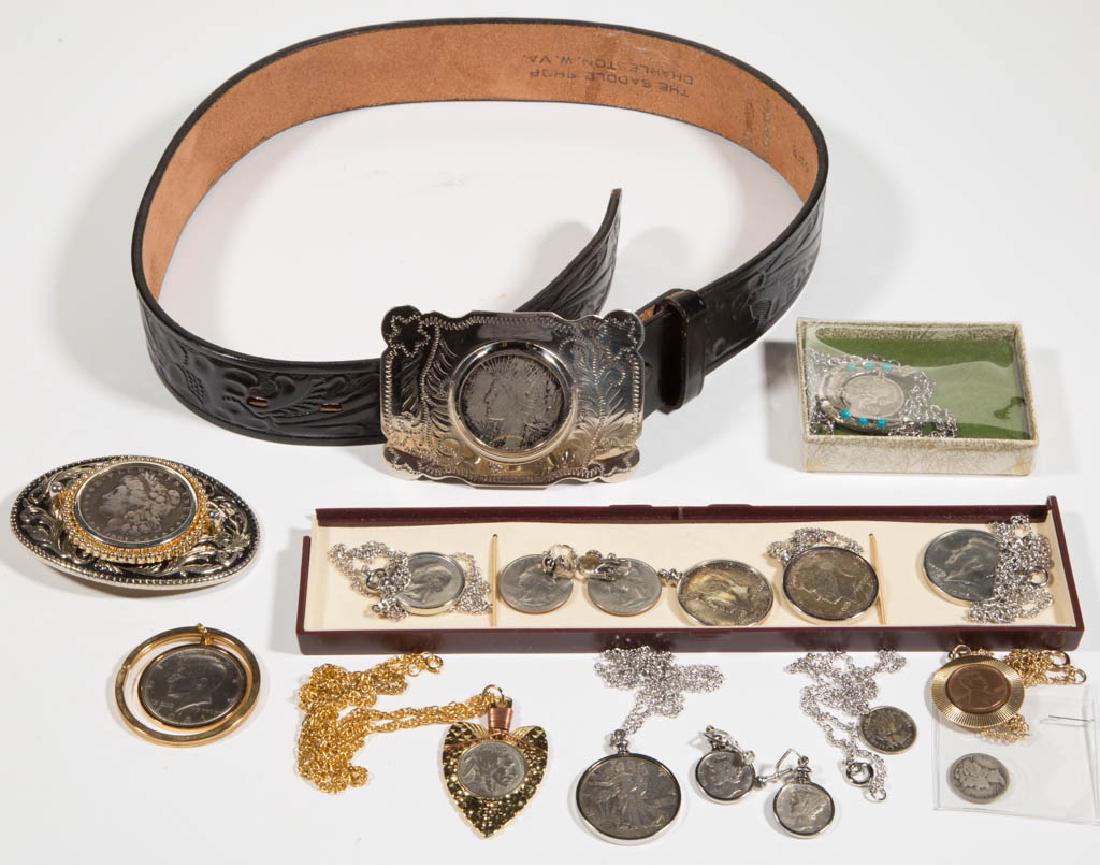 UNITED STATES COINS JEWELRY, LOT OF 16 PIECES (1 of 1)