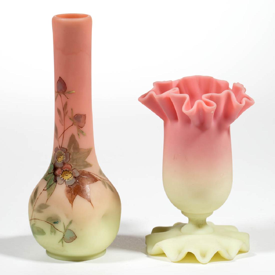 WEBB BURMESE VASES, LOT OF TWO (1 of 1)