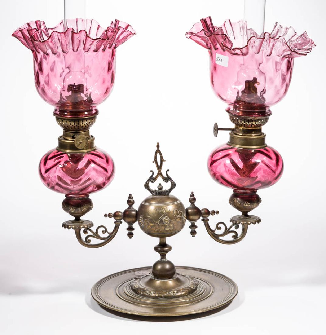 ZIG-ZAG OPTIC PEG LAMPS, PAIR (1 of 1)