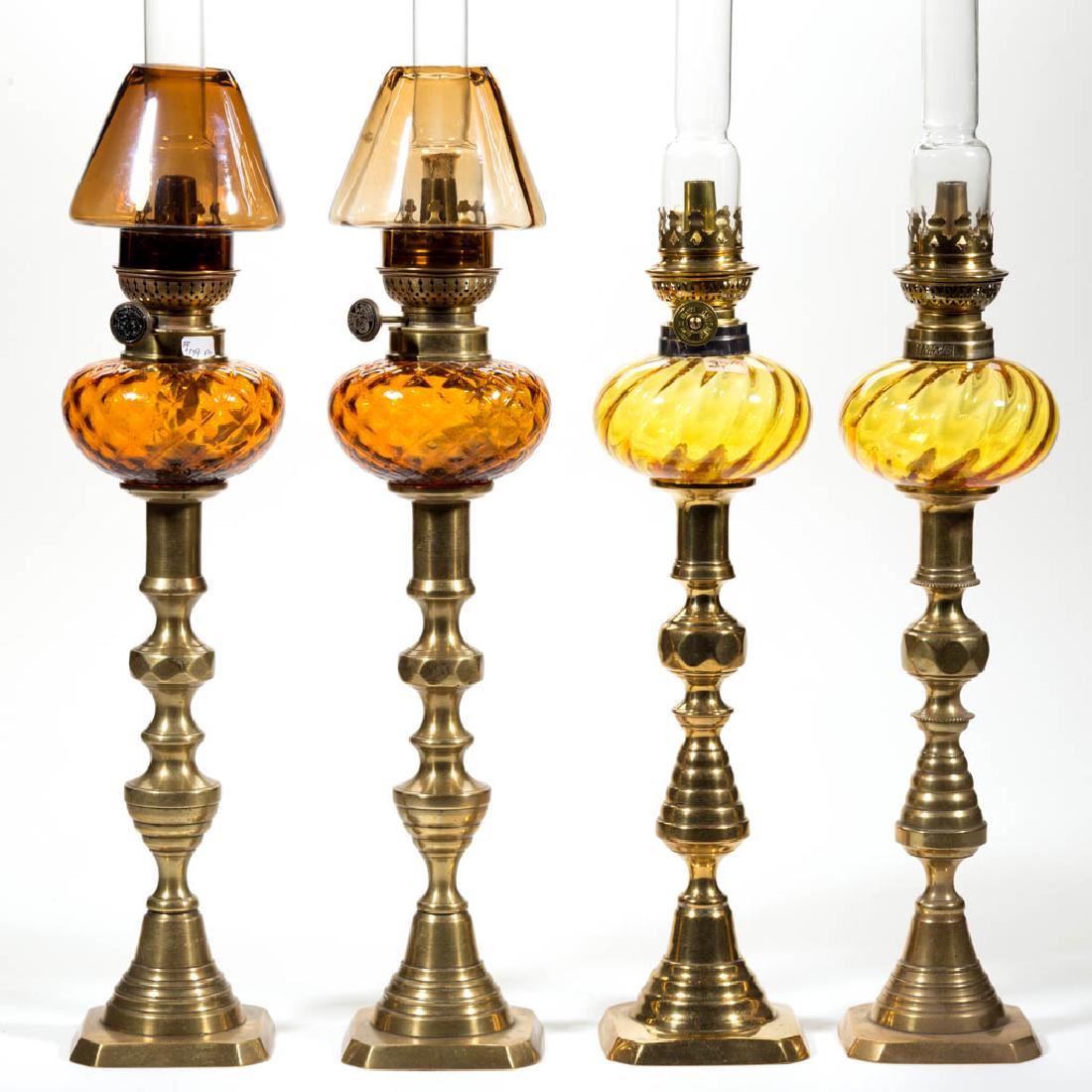 ASSORTED OPTIC PEG LAMPS, TWO PAIR (1 of 1)