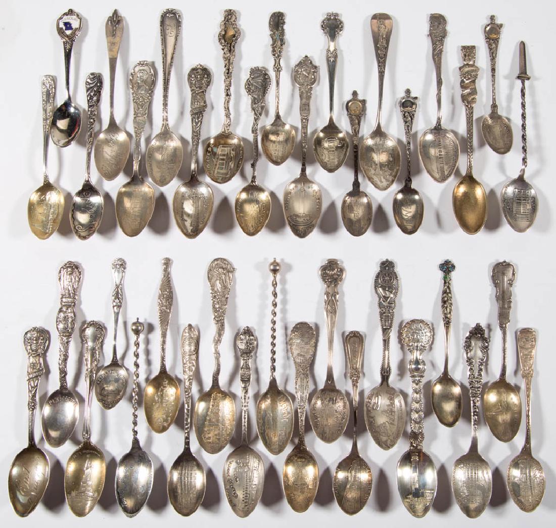 ASSORTED FIGURAL AND OTHER STERLING SILVER SOUVENIR (1 of 3)