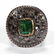 GEORGIAN GOLD, EMERALD, AND DIAMOND LADY'S RING WITH