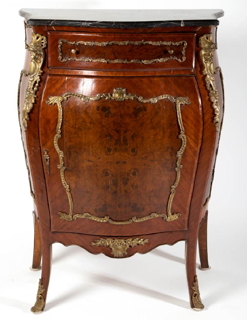 CONTINENTAL LOUIS XV-STYLE SIDE CABINET (1 of 4)