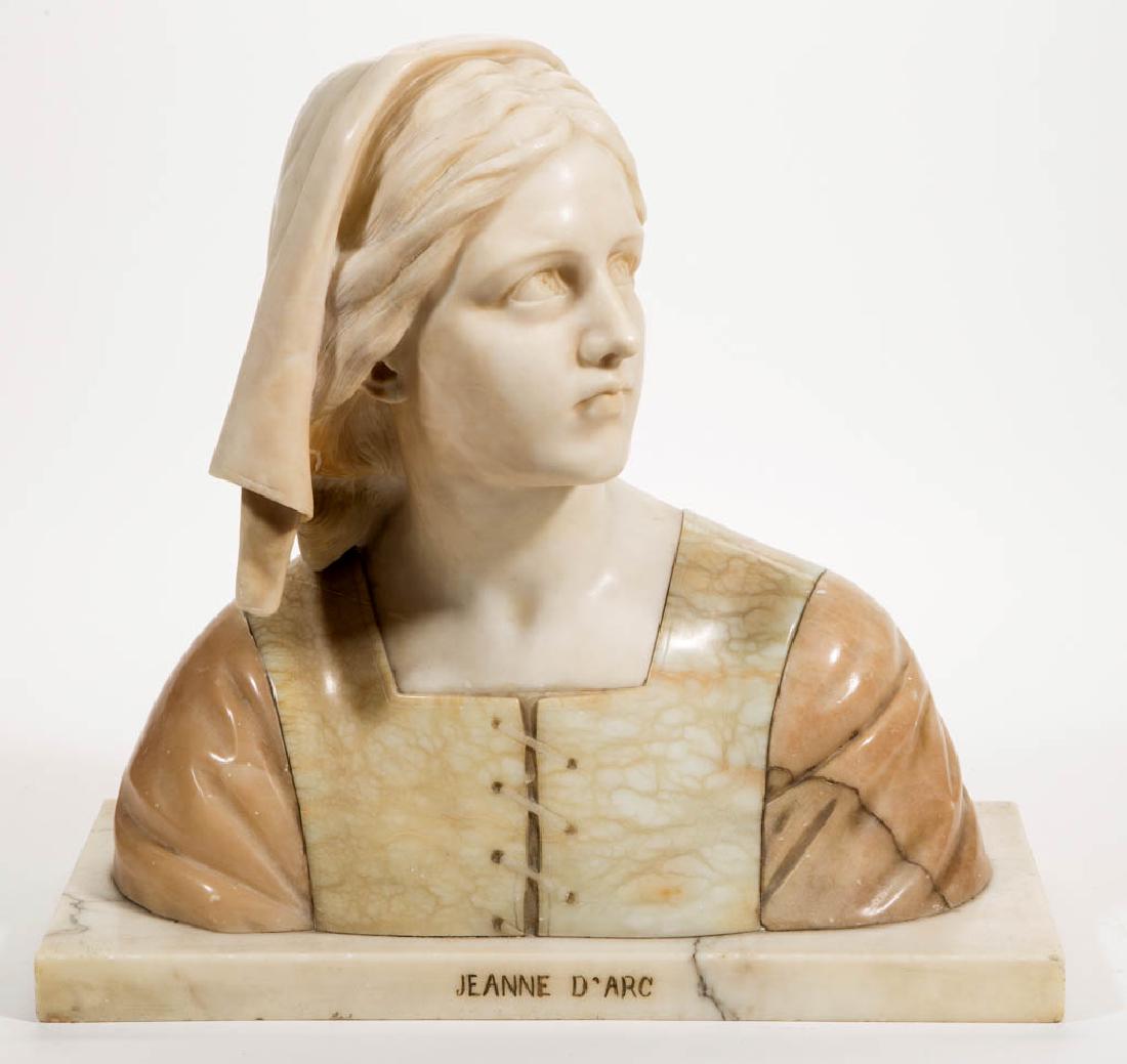 G. BESLI (FRENCH, 1857-1922) CARVED MARBLE AND (1 of 3)