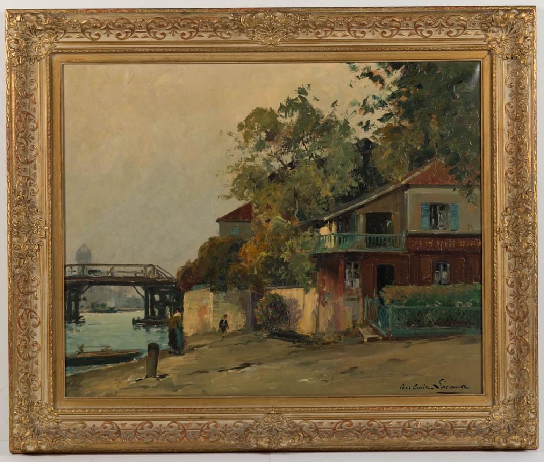 PAUL EMILE LECOMTE (FRENCH, 1877-1950) RIVER SCENE (1 of 4)