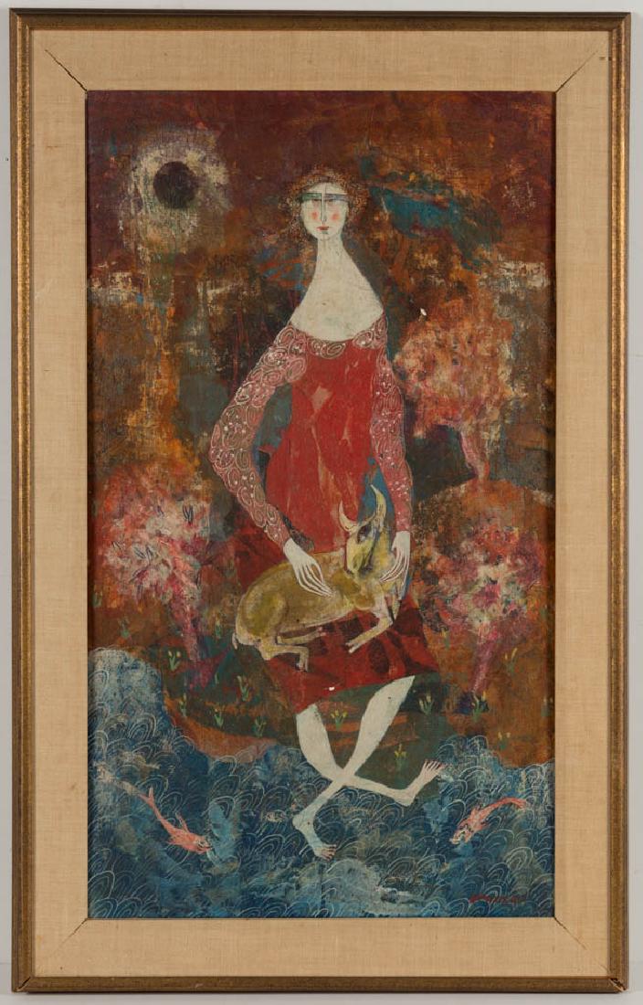 LUCIANO SPAZZALI (ITALIAN, B. 1911) ABSTRACT PAINTING (1 of 2)