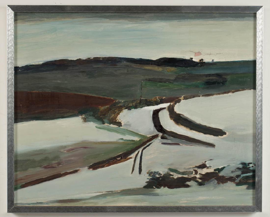 BEN LEVENE (BRITISH, 1938-2010) ABSTRACT LANDSCAPE (1 of 4)