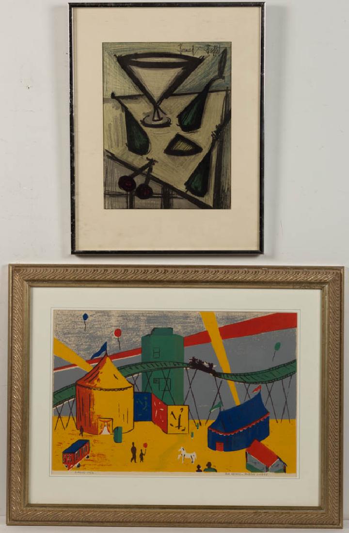 BERNARD BUFFET (FRENCH, 1928-1999) ABSTRACT STILL-LIFE (1 of 3)