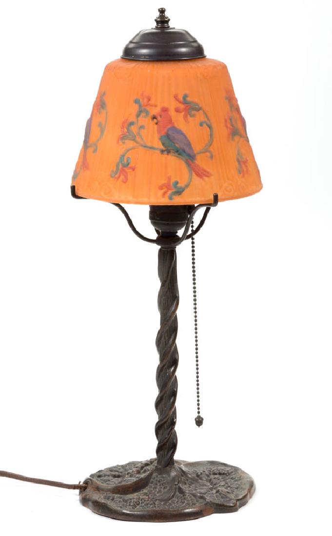 PAIRPOINT BRONZE TWISTED STEM LAMP BASE (1 of 3)