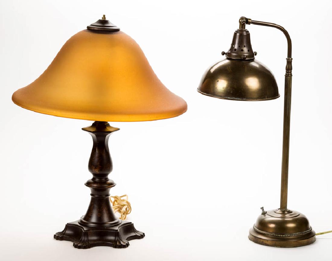 ASSORTED ELECTRIC LAMPS, LOT OF TWO (1 of 1)