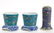 JAPANESE CLOISONNE CERAMIC ARTICLES, LOT OF THREE - 2
