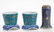 JAPANESE CLOISONNE CERAMIC ARTICLES, LOT OF THREE - 4