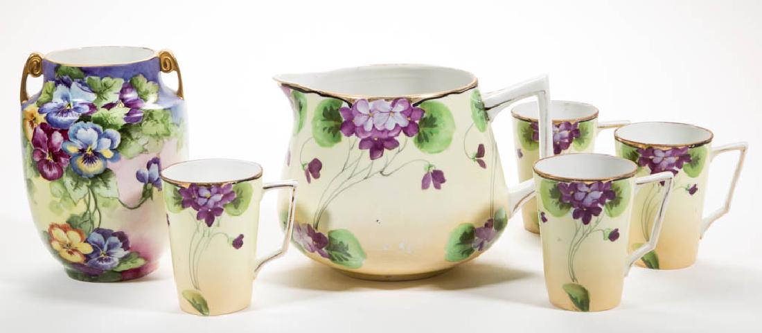 NIPPON PORCELAIN CERAMIC ARTICLES, LOT OF SIX (1 of 1)