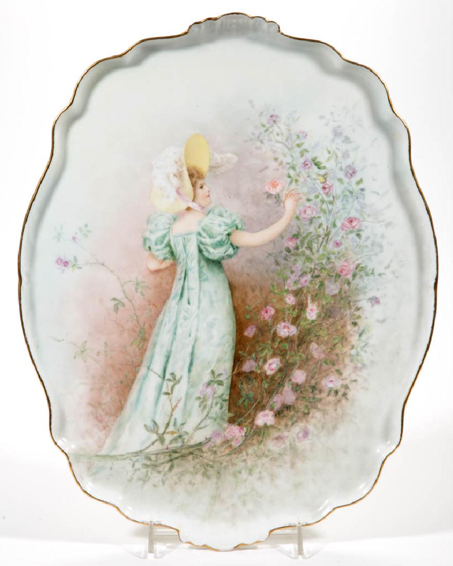 FRENCH LIMOGES PORCELAIN TRAY (1 of 1)