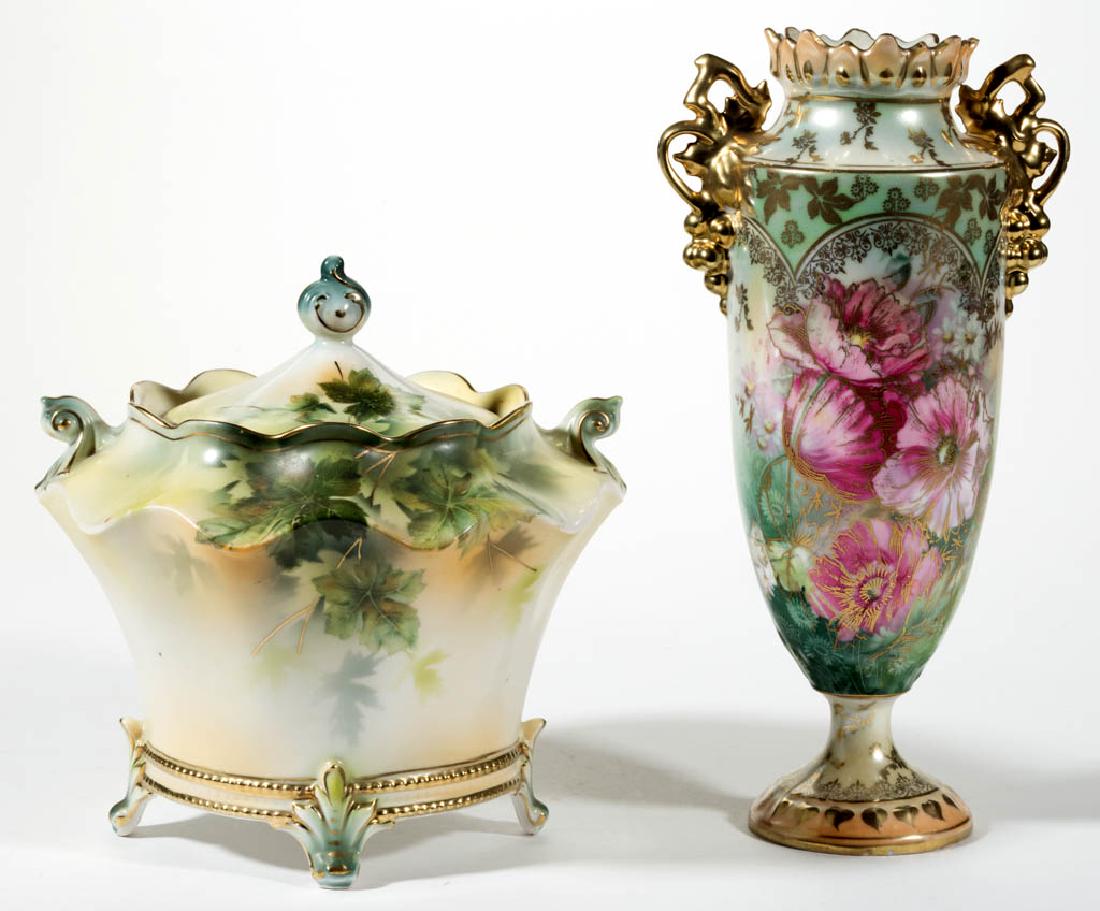 R. S. PRUSSIA CERAMIC ARTICLES, LOT OF TWO (1 of 2)